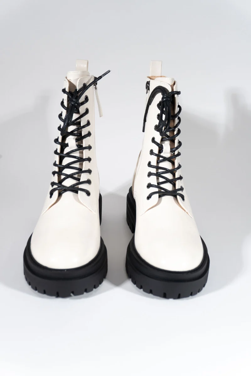 Lace-Up Ankle Boots