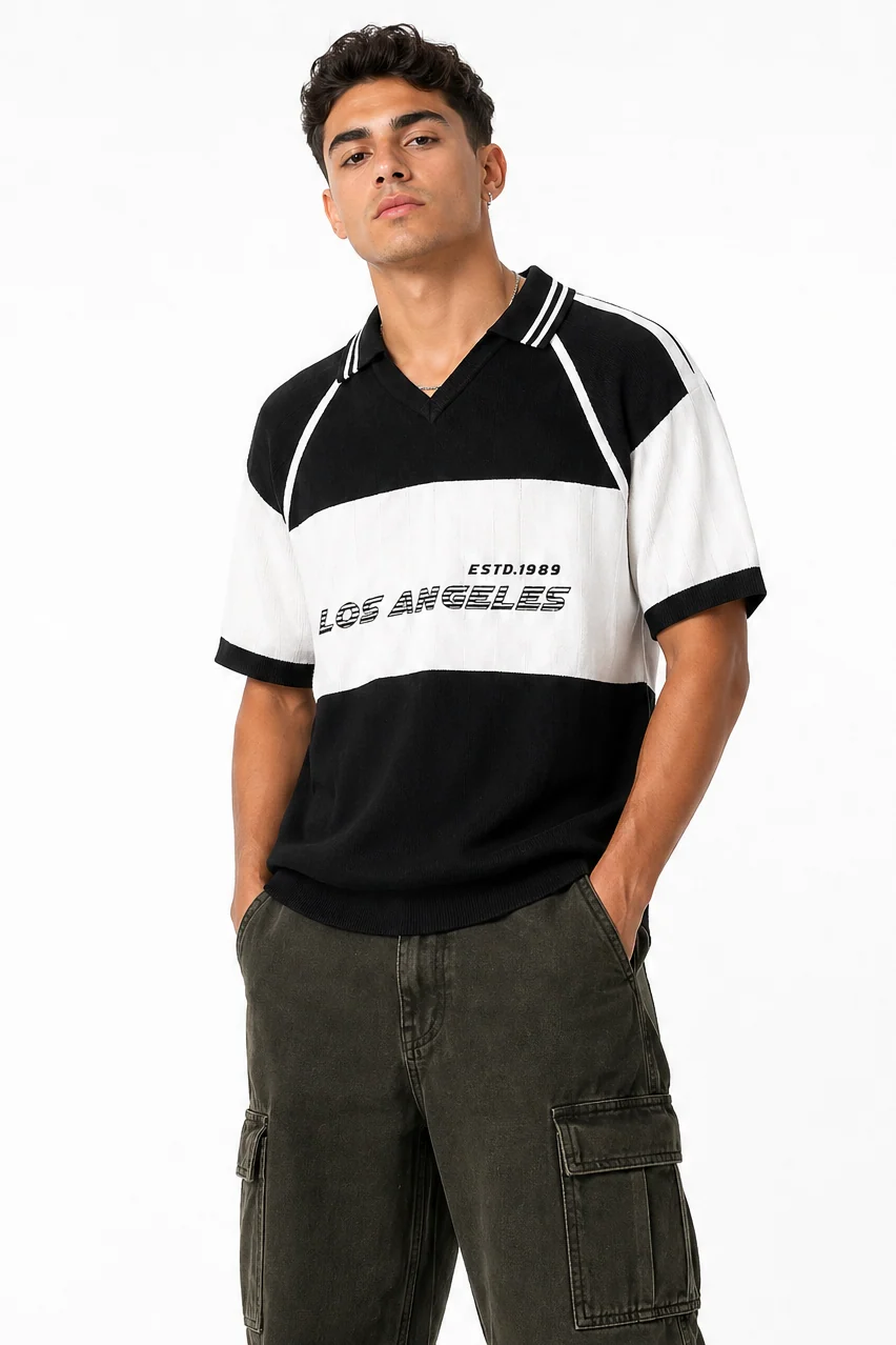 Los Angeles Knit Collared Shirt