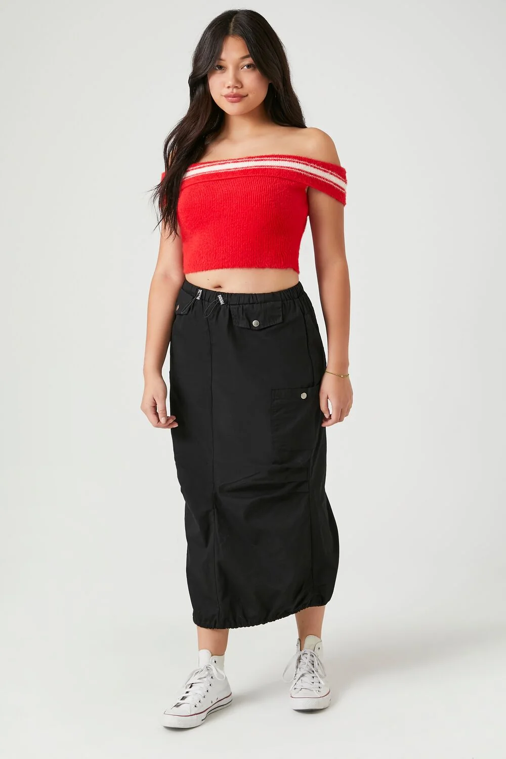 Cargo Midi Skirt